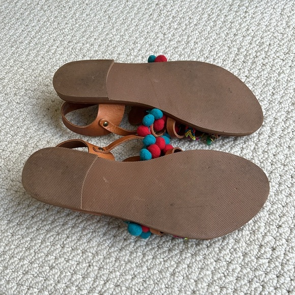 Like new! Vintage Elina Linardaki festive sandals size 8/38 with dustbag! - Picture 5 of 8